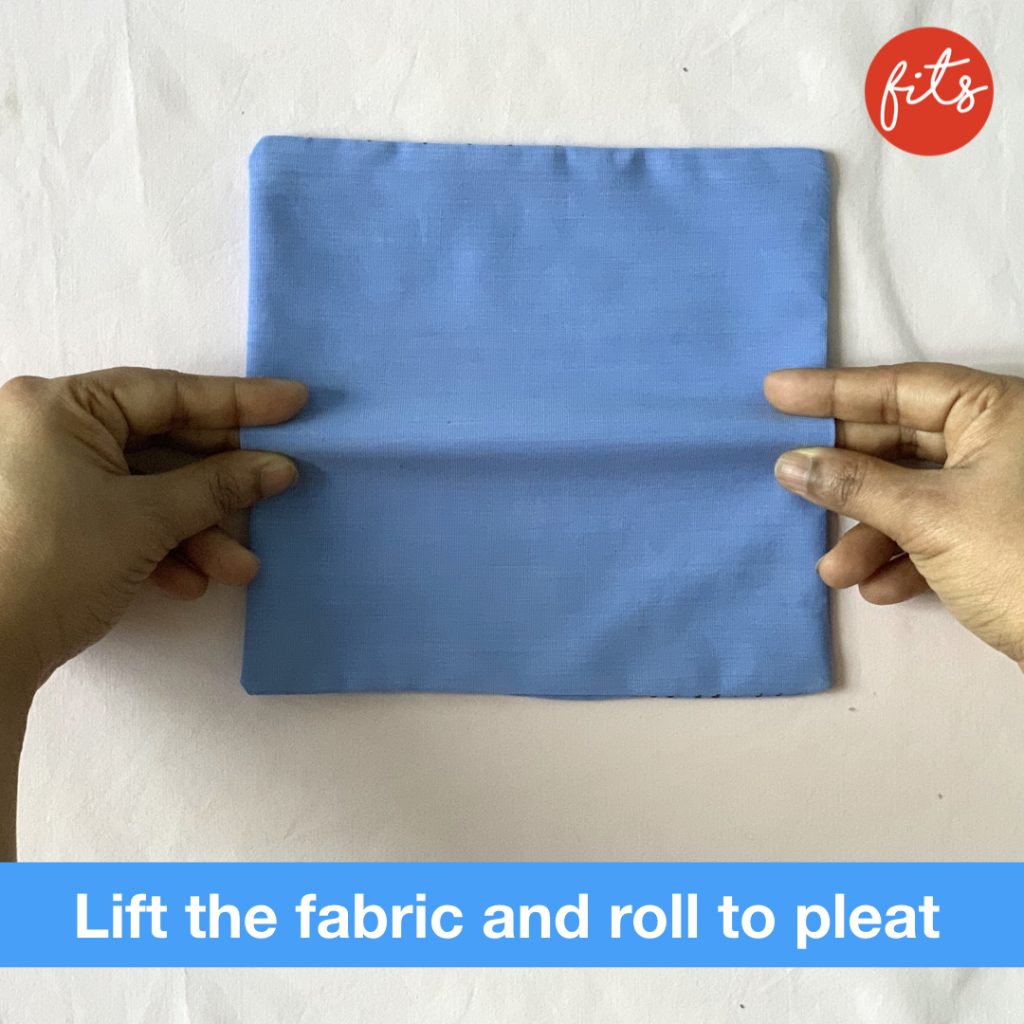 fold to pleat